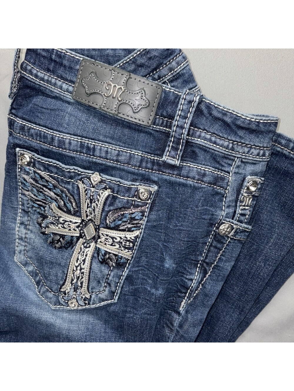 Miss Me Bootcut Jeans -  Womens 32 - Mid Rise size 31 "33x33"